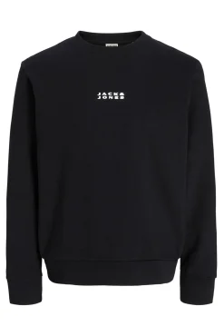 Jack & Jones PLUS Sweatshirts-Moletom Plus sweatshirt regular fit preto