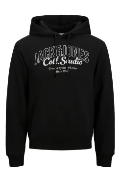 Jack & Jones PLUS Sweatshirts-Moletom Plus Sweatshirt regular fit preto
