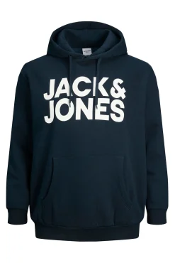 Jack & Jones PLUS Sweatshirts-Moletom Plus Sweatshirt regular fit azul