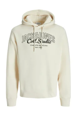 Jack & Jones PLUS Sweatshirts-Moletom Plus Sweatshirt regular fit branco
