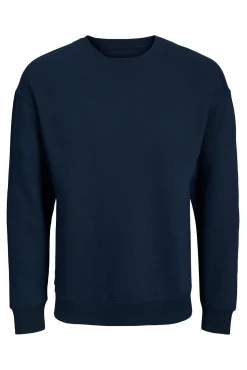 Jack & Jones PLUS Sweatshirts-Moletom Plus Sweatshirt regular fit azul