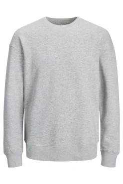 Jack & Jones PLUS Sweatshirts-Moletom Plus Sweatshirt regular fit cinzento