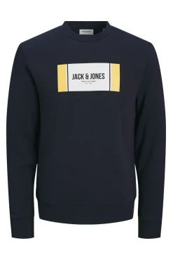 Jack & Jones PLUS Sweatshirts-Moletom Plus sweatshirt regular fit azul