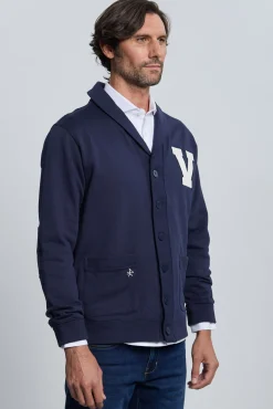 Valecuatro Sweatshirts-Moletom sweatshirt marinho Azul