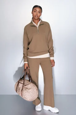 Dash and Stars Sweatshirts-Moletom sweatshirt com gola cru