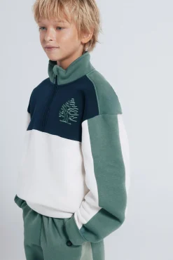 Springfield Kids Sweatshirts|T-Shirts-Moletom Trucker Sweatshirt estampado