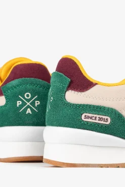 Popa Sneakers|Calçado De Couro-Muse Croute Esportivo Feminino Multicolorido