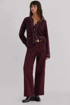 Hoss Intropia Sobretudos-Nala. Casaco bordado Granada