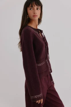 Hoss Intropia Sobretudos-Nala. Casaco bordado Granada