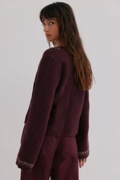 Hoss Intropia Sobretudos-Nala. Casaco bordado Granada