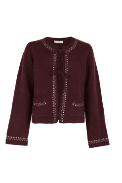 Hoss Intropia Sobretudos-Nala. Casaco bordado Granada