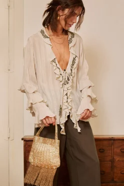 Hoss Intropia Malas-Naomi. Bolsa de contas Dourado