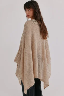 Hoss Intropia Sobretudos-Näelle. Capa de malha Beige