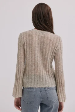 Hoss Intropia Camisolas-Neus. Camisola de gola redonda Cinzento