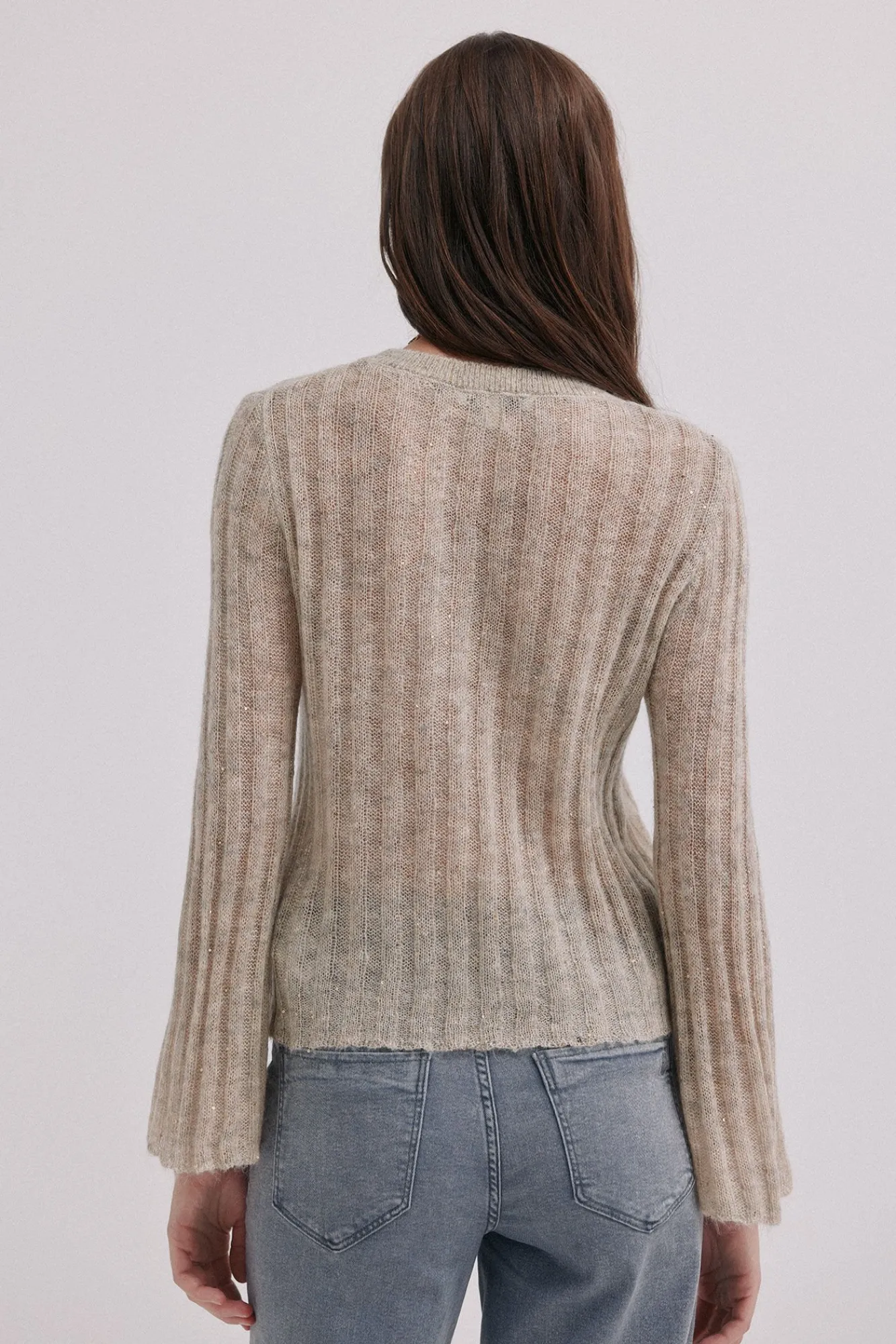 Hoss Intropia Camisolas-Neus. Camisola de gola redonda Cinzento