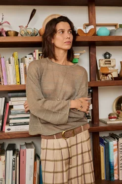 Hoss Intropia Camisolas-Nicole. Suéter de lantejoulas Verde