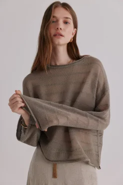 Hoss Intropia Camisolas-Nicole. Suéter de lantejoulas Verde