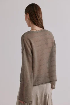 Hoss Intropia Camisolas-Nicole. Suéter de lantejoulas Verde