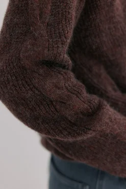 Hoss Intropia Camisolas-Nicoletta. Camisola com nó Castanho