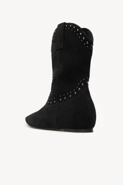 Hoss Intropia Botas|Botins-Noemi. Botins de croute com salto anabela interno Preto