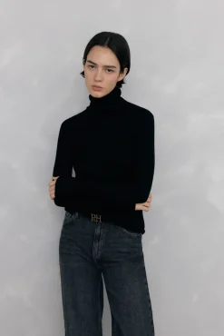 Pedro del Hierro Camisolas-Oitos de cisne básicos Preto