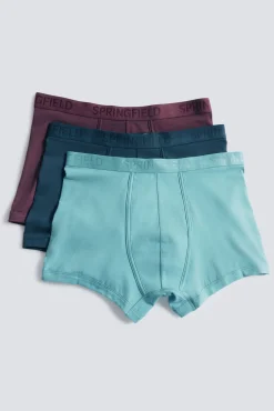 Springfield Roupa Interior-Pack 3 boxers verde