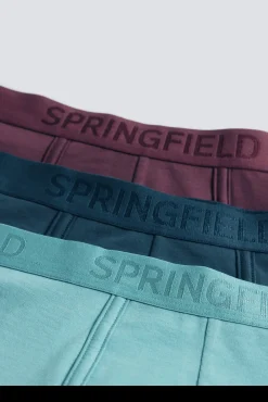 Springfield Roupa Interior-Pack 3 boxers verde