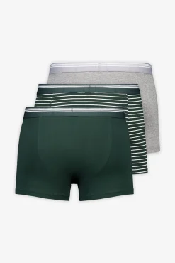 Cortefiel Roupa Interior-Pack 3 boxers malha Verde