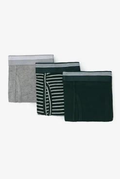 Cortefiel Roupa Interior-Pack 3 boxers malha Verde