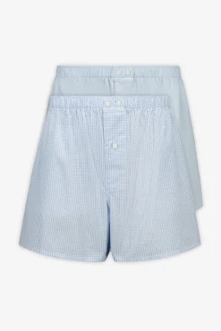 Cortefiel Roupa Interior-Pack 3 boxers tecido Azul