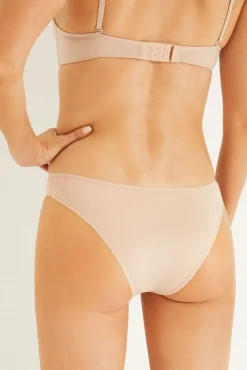 Women'secret Roupa Interior-Pack 3 cuecas brasileiras microfibra cru