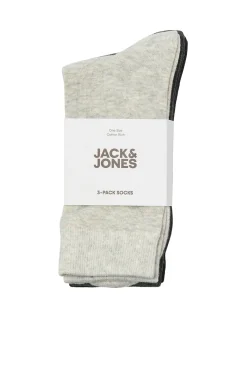 Jack & Jones Meias-Pack 3 meias preto