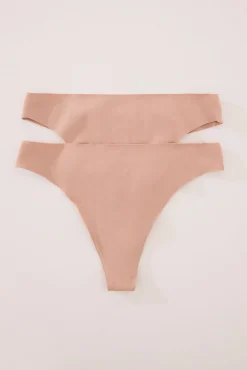 Women'secret Roupa Interior-Pack 2 tangas cru