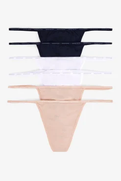 Women'secret Roupa Interior-Pack 6 tangas microfibra estampado