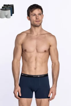 Punto Blanco Roupa Interior-Pack de 3 boxers de algodão estampado