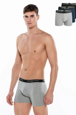 Punto Blanco Roupa Interior-Pack de 3 boxers de algodão estampado