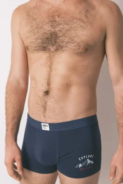 Women'secret Roupa Interior-Pack de 2 boxers de cuecas para esqui azul