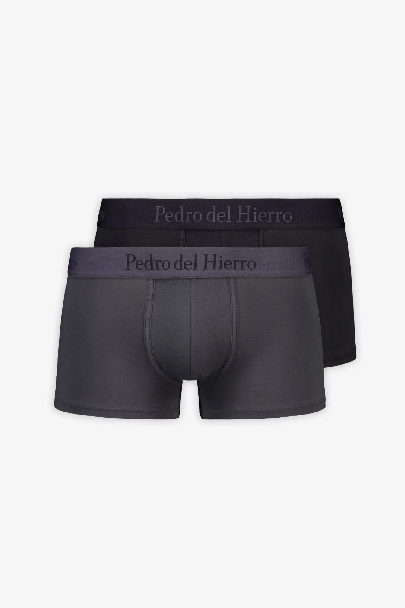 Pedro del Hierro Roupa Interior-Pack de 2 boxers em malha Preto