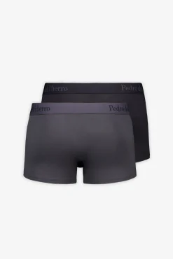 Pedro del Hierro Roupa Interior-Pack de 2 boxers em malha Preto