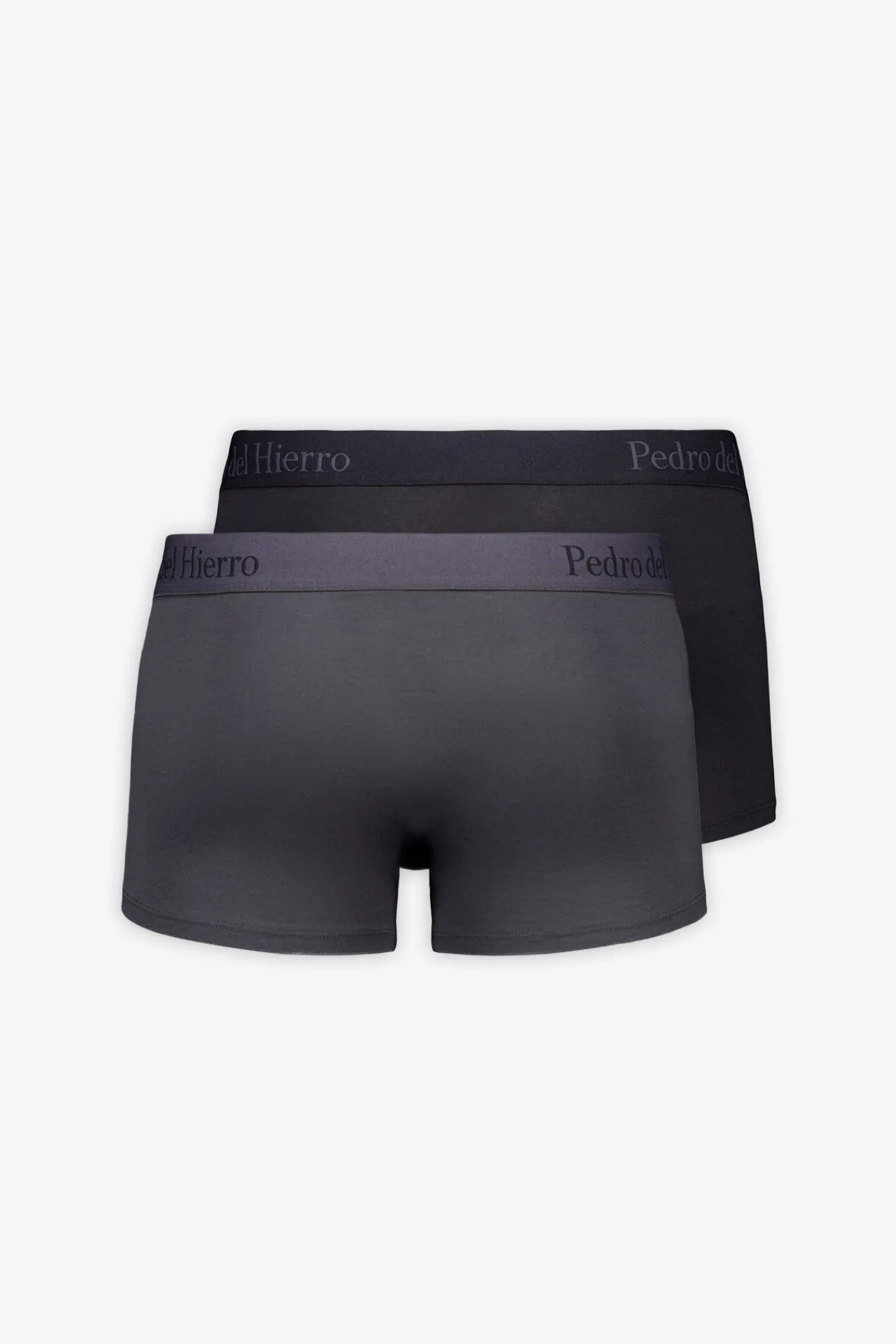 Pedro del Hierro Roupa Interior-Pack de 2 boxers em malha Preto