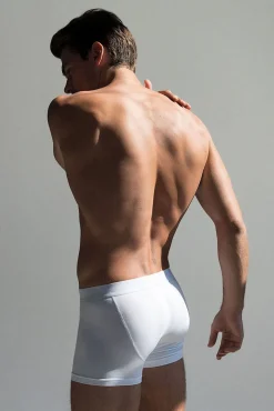 Bread & Boxers Roupa Interior-Pack de 2 boxers modais elásticos ecológicos s branco