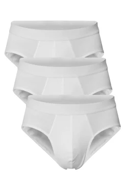Bread & Boxers Roupa Interior-Pack de 3 cuecas brancas branco