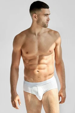 Bread & Boxers Roupa Interior-Pack de 3 cuecas brancas branco
