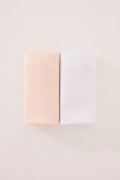 Women'secret Roupa Interior-Pack de 2 cuecas clássicas de algodão branco