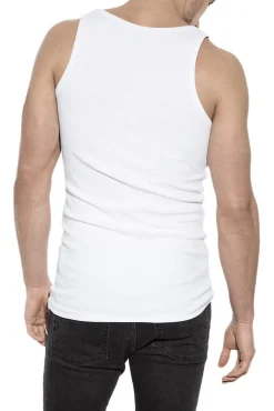 Bread & Boxers T-Shirts-Pack de 2 mangas brancas de algodão orgânico branco