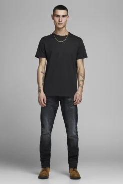 Jack & Jones T-Shirts-Pack de 2 regular fit preto