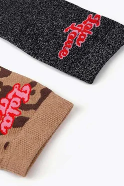 Lola Casademunt Meias-Pack meias Castanho