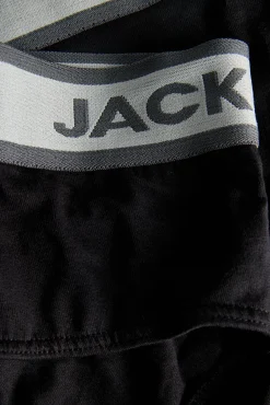 Jack & Jones Roupa Interior-Pacote 3 Boxer preto