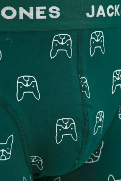 Jack & Jones Roupa Interior-Pacote 3 Boxer azul