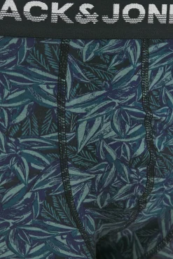 Jack & Jones Roupa Interior-Pacote 3 Boxers ciclistas azul